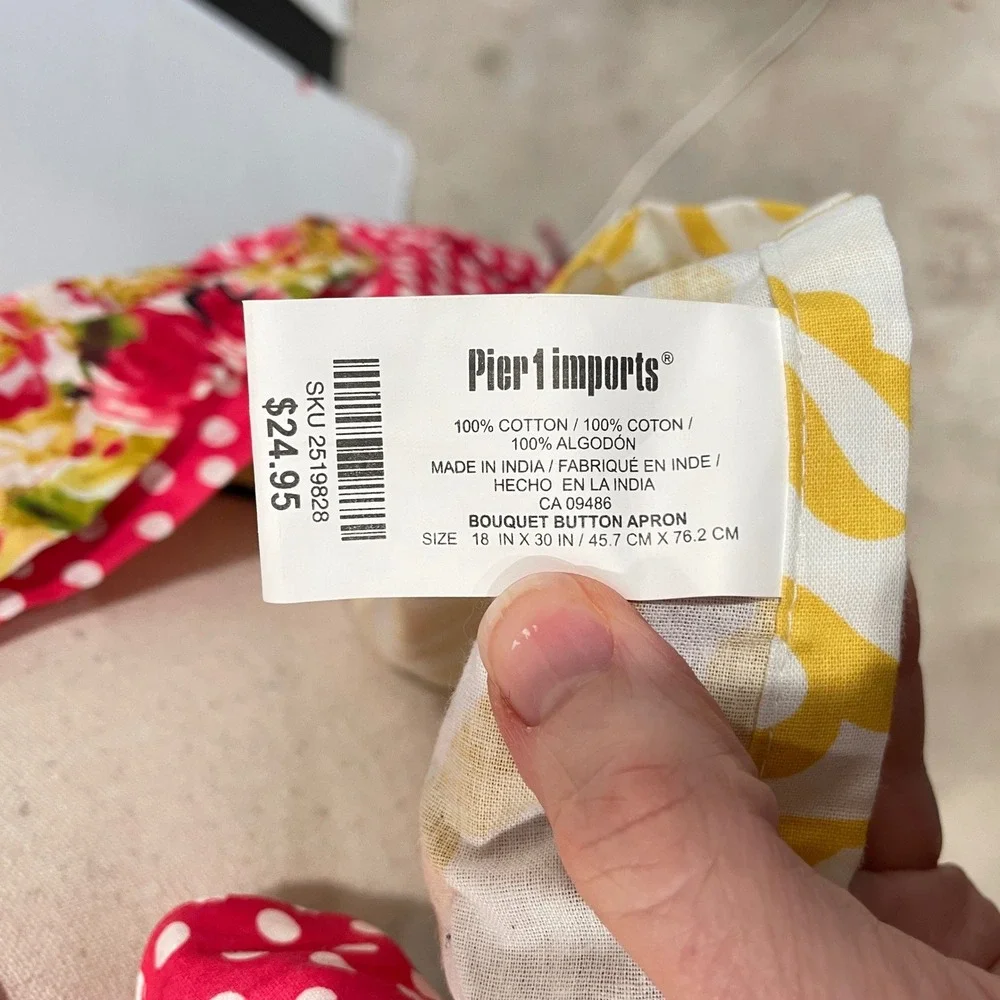 Pier 1 Imports new tags